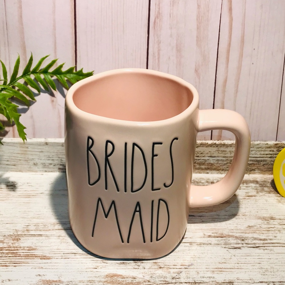 Rae Dunn BRIDESMAID pink mug - Picture 2 of 6